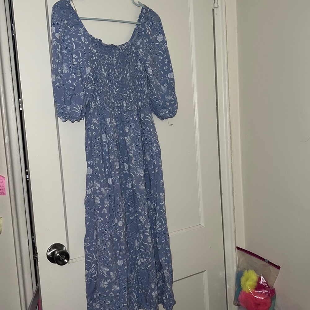 angels blue dress size: M